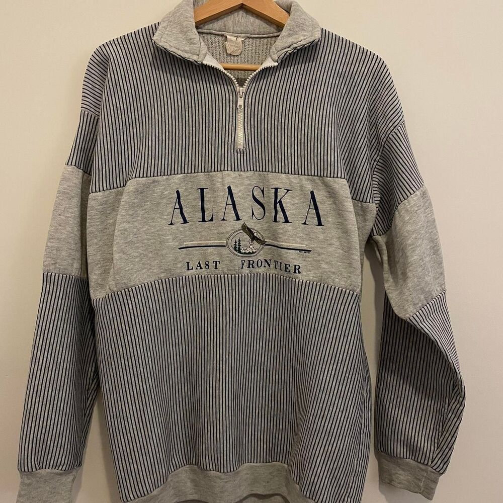 Alaska quarter-zip sweater